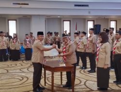 Ketua Kwarcab Pramuka Kota Depok 2026-2031 Wahid Suryono Resmi Dilantik