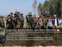 Dansektor 5 Citarum Harum Pimpin Penanaman 150 Bibit Pohon di Pasir Kuning Babakan, Wujud Nyata Pelestarian Lingkungan