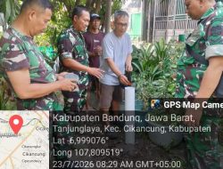 Tim 7 Sub Sektor 7 Cicalengka/Cikancung Sektor 2 Satgas Citarum Lanjutkan Pembuatan dan Pemasangan Loseda di Desa Tanjunglaya