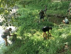 Subsektor 1 Kertasari Laksanakan Pembersihan Ganggang,Gulma dan Ranting di Danau Situ Cisanti