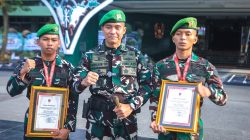 Pangdam VI/Mulawarman Apresiasi Prajurit Berprestasi, Dua Atlet Karate Terima Penghargaan