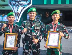 Pangdam VI/Mulawarman Apresiasi Prajurit Berprestasi, Dua Atlet Karate Terima Penghargaan