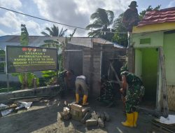Pemasangan Cor Sloof Atas MCK Masjid Quba Tandai Kemajuan Pembangunan TMMD Ke-129 di Desa Umbele