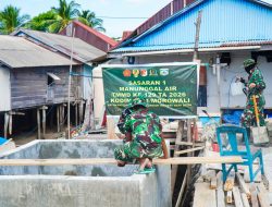 Pekerjaan Manunggal Air Bersih di Desa Umbele Masuki Tahap Plester Bak Penampungan