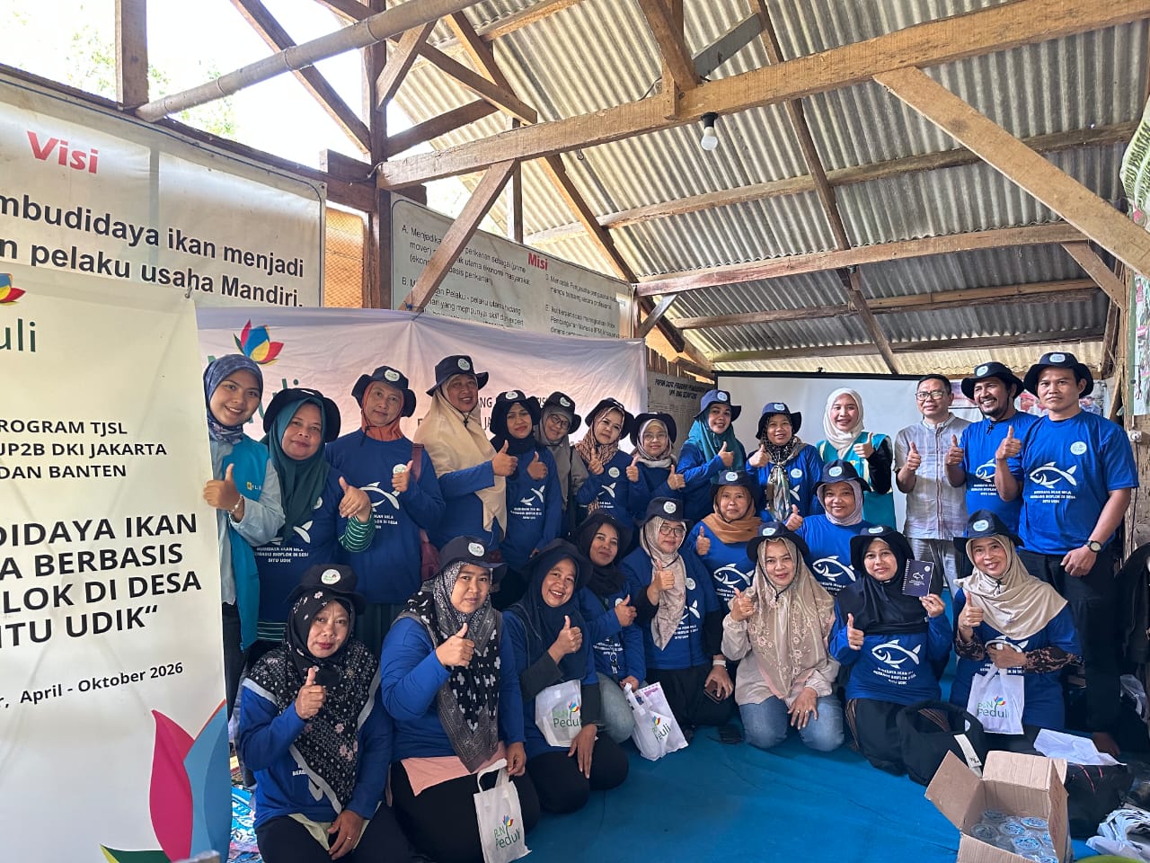 TJSL PLN Dorong Kemandirian Ekonomi Masyarakat melalui Pelatihan Budidaya Ikan Nila Berbasis Bioflok di Desa Situ Udik