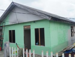Renovasi RTLH Bapak Suhardin di Desa Umbele Lama Masuki Tahap Pemasangan Kalsiboard dan Pengecatan