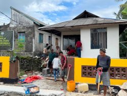Renovasi RTLH Bapak Hardi di Desa Pulau Dua Masuki Tahap Pengecoran Lantai dan Tangga