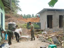 Satgas TMMD Ke-129 Kodim 1311/Morowali Kebut Pembangunan MCK Masjid Polewali