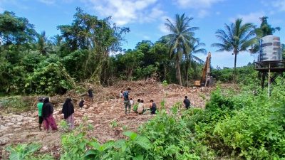 Dukungan Warga Empat Desa Percepat Pembukaan Jalan TMMD Ke-129 di Kepulauan Umbele