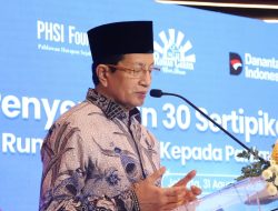Doa Menag Nasaruddin Umar untuk Ellyas Pical dan Para Penerima Rumah Cahaya