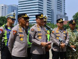 Polda Metro Jaya Amankan 47 Kegiatan, 7.643 Personel Siaga di Monas