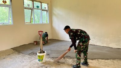 Pengecoran Lantai Percepat Renovasi SD Negeri Polewali