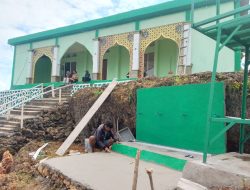 Finishing Tempat Wudhu Tandai Kemajuan Program Manunggal Air di Desa Polewali oleh Satgas TMMD