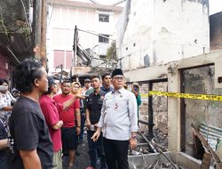 Arifin Pastikan Korban Kebakaran Paseban Dapat Bantuan, 95 Warga Terdampak