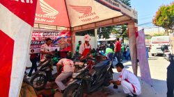 Polres Kuningan Beri Servis dan Ganti Oli Gratis untuk 70 Pengemudi Ojol
