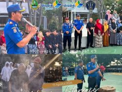 Disdamkar dan Penyelamatan: Lakukan Sosialisasi Sadar Bahaya Kebakaran Sejak Dini di SMAN 1 Kota Depok