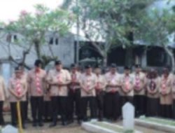 Ketua Kwarcab Pramuka Kota Depok Pimpin Langsung Ziarah Kubur di TMP