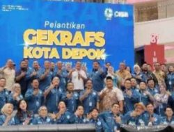 Hadiri Pelantikan, Wawalkot Chandra Berharap Gekrafs Jadi Motor Ekonomi Baru Kota Depok