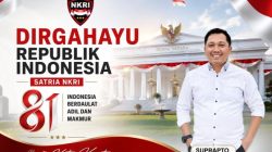 Ketua Satria NKRI Suprapto Acil Gama: Dirgahayu ke-81 Republik Indonesia