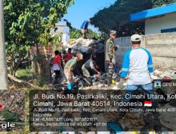 Subsektor 02 Cimahi Utara Satgas Citarum Harum Bersihkan TPS Liar dan Edukasi Warga Jaga Kebersihan Lingkungan