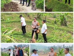 Jalan Amblas Putuskan Akses Mandalasari–Mandalamukti, Polsek Cikalongwetan Turun Tangan