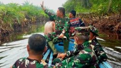 Menembus Gambut dan Kanal, Tim Mabes TNI Pastikan Karhutla Tak Meluas