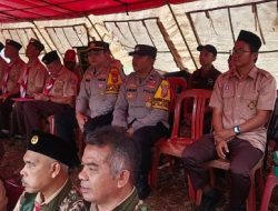 Hari Pramuka ke-65, Polsek Cikalong Wetan Hadiri Pelantikan Mabiran dan Penutupan Lomba Tingkat II