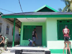 Renovasi RTLH Milik Bapak Hardi di Desa Pulau Dua Masuki Tahap Finishing