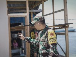 Tim Wasev TMMD Ke-129 Tinjau Renovasi RTLH Milik Ibu Syamsiah di Desa Umbele