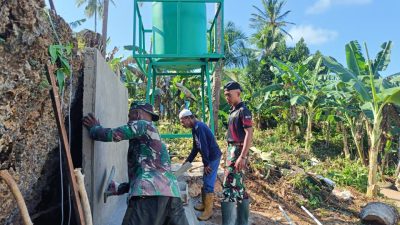 Pekerjaan Manunggal Air Bersih di Desa Polewali Terus Menunjukkan Progres Positif