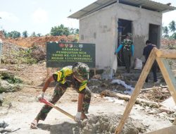 Semangat Gotong Royong Warnai Pembangunan MCK Masjid di Desa Polewali