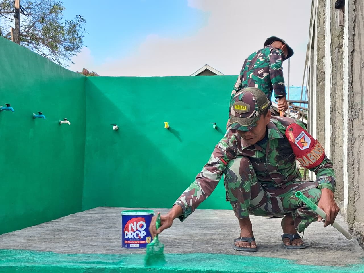 Kepala Desa Umbele Lama Sampaikan Terima Kasih atas Pembangunan Fasilitas Manunggal Air Bersih TMMD
