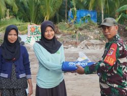 Dan SSK TMMD Ke-129 Bagikan Sarana Olahraga kepada Warga Desa Polewali