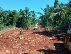Pembukaan Jalan Penghubung Kepulauan Umbele Hampir Rampung Berkat Sinergitas Satgas TMMD dan Masyarakat