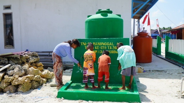 Penantian Panjang Warga Terwujud, Program Manunggal Air Bersih TMMD Ke-129 Rampung 100 Persen