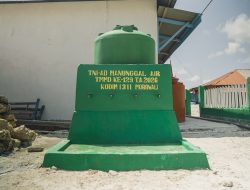 Program Manunggal Air Bersih TMMD Ke-129 di Desa Umbele Lama Rampung 100 Persen