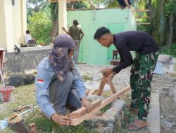 Satgas TMMD Bantu Renovasi MCK di SDN Polewali