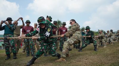 Culture Day di Martapura, Prajurit TNI AD dan US Army Berbaur dalam Semangat Kemerdekaan