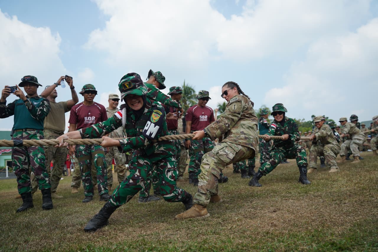 Culture Day di Martapura, Prajurit TNI AD dan US Army Berbaur dalam Semangat Kemerdekaan