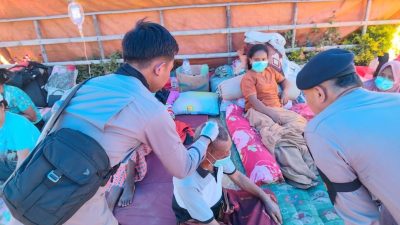 Semangat Merah Putih, Korbrimob Polri Terjun Bantu Warga NTT Terdampak Gempa