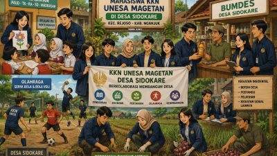 KKN Unesa Magetan Hadir di Desa Sidokare, Dorong Inovasi Pendidikan dan Penguatan Ekonomi Masyarakat