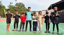 13 Siswa SD Muhammadiyah Meruyung Ikuti Lomba Renang Piala Dandim 0508/Depok