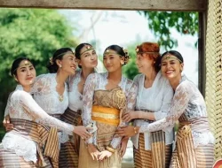 Luna Maya Hadiri Menek Kelih Keponakan di Bali, Tampil Anggun Berkebaya Putih