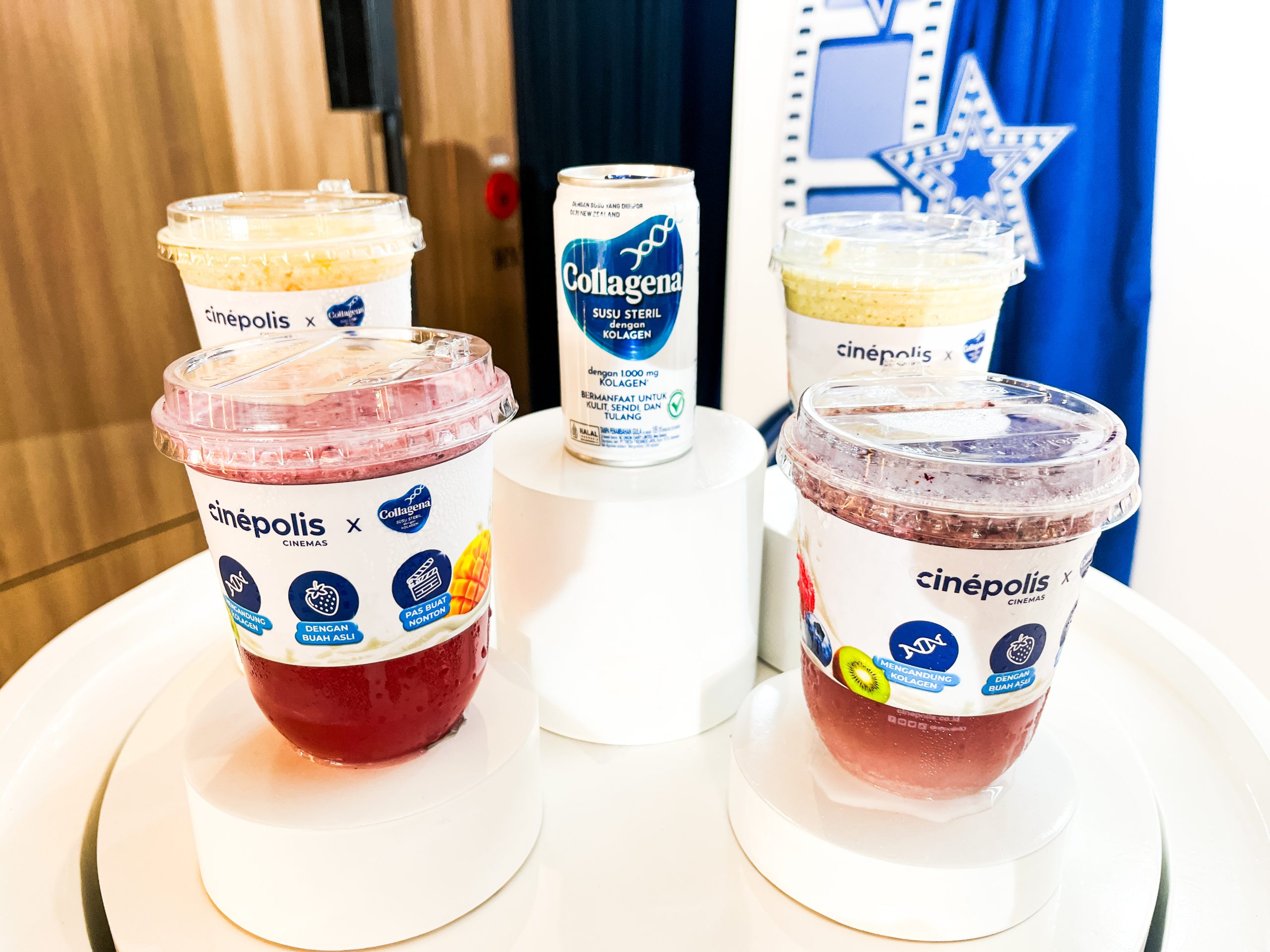Nonton Film Makin Segar, Collagena dan Cinépolis Luncurkan Smoothies Buah Berkolagen