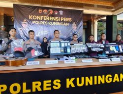 Polres Kuningan Ungkap 12 Kasus Narkoba, 22 Tersangka Diamankan