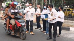 Kabut Asap Menyerang, Kantor Pertanahan Palangka Raya Bagikan Masker Gratis