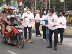 Kabut Asap Menyerang, Kantor Pertanahan Palangka Raya Bagikan Masker Gratis
