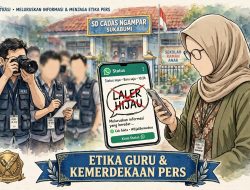 Diduga Hina Insan Pers Lewat Status WA “Laler Hejo”, Oknum Guru SD di Sukabumi Minta Maaf