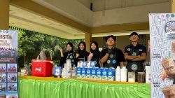 Barista Binaan LPPEKIN Kolaborasi LHI BKPRMI Jadi Perhatian Peserta Fun Walk