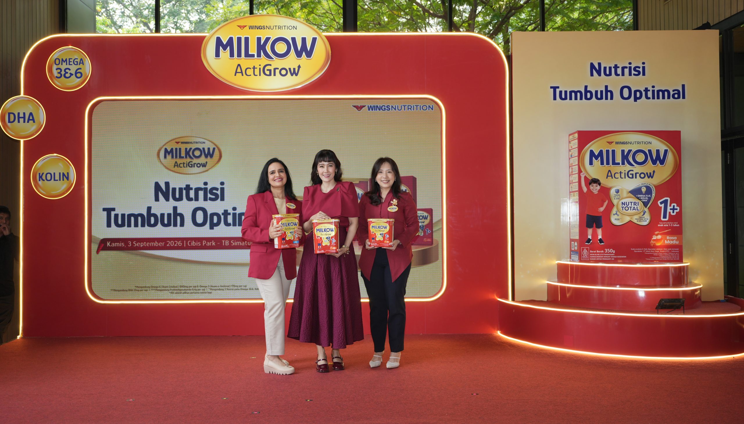 WINGS Nutrition Luncurkan MILKOW ActiGrow, Bidik Kebutuhan Nutrisi Anak Usia 1–3 Tahun